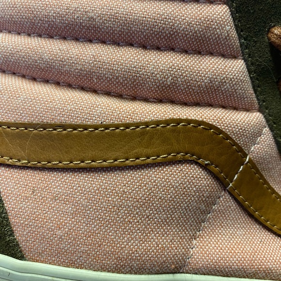 VANS OFF THE WALL SK8 SNEAKERS HIGH TOP UNIZEX MENS 8.5 WOMENS 10 gently loved - Picture 6 of 9